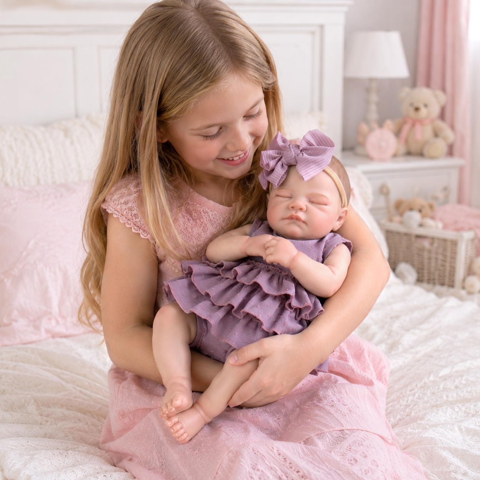 Aori Reborn Baby Dolls, 20-Inch Real Life Baby Girl