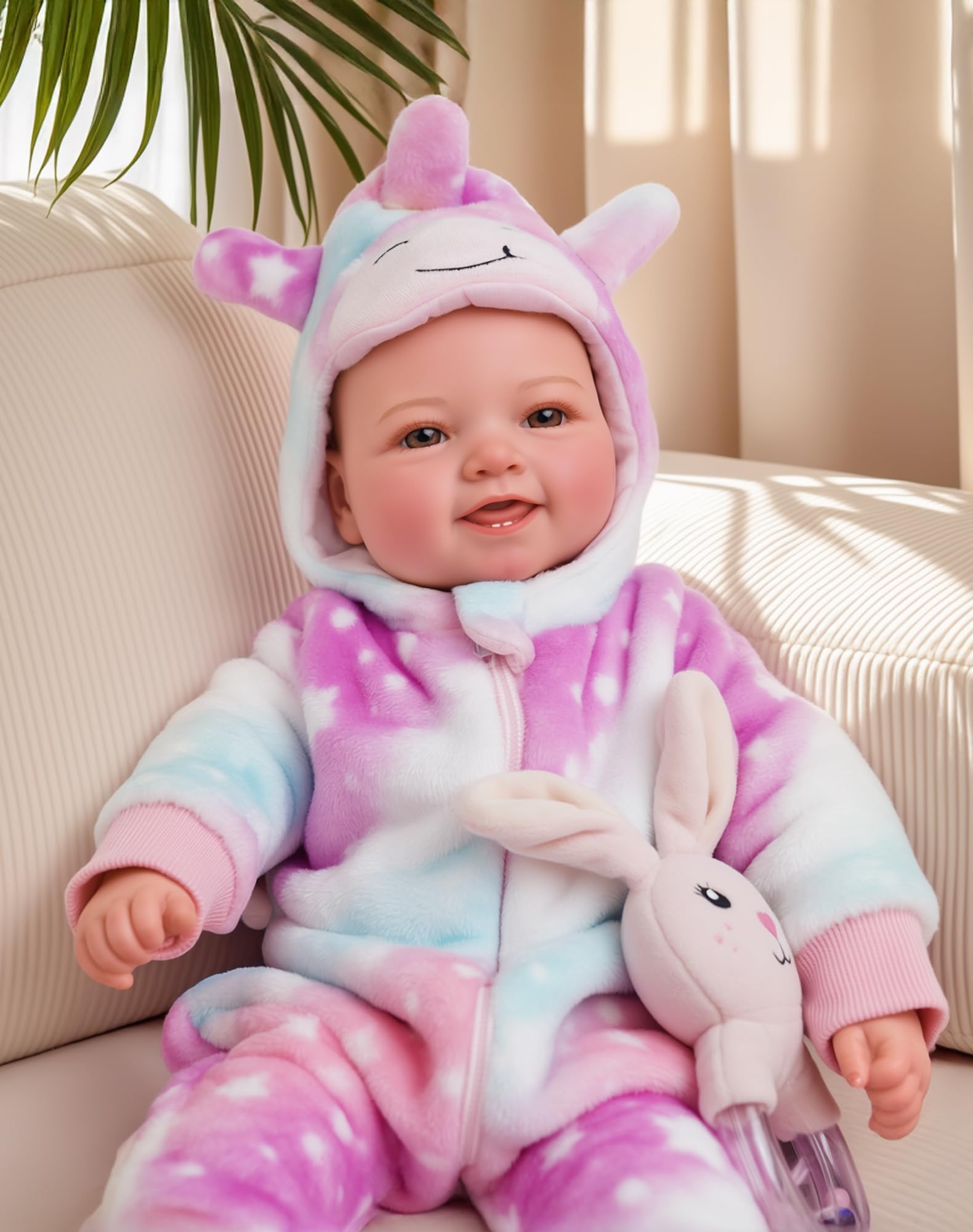 BABESIDE Baby Dolls, 17inch Large Realistic Cute Soft Body Baby Doll
