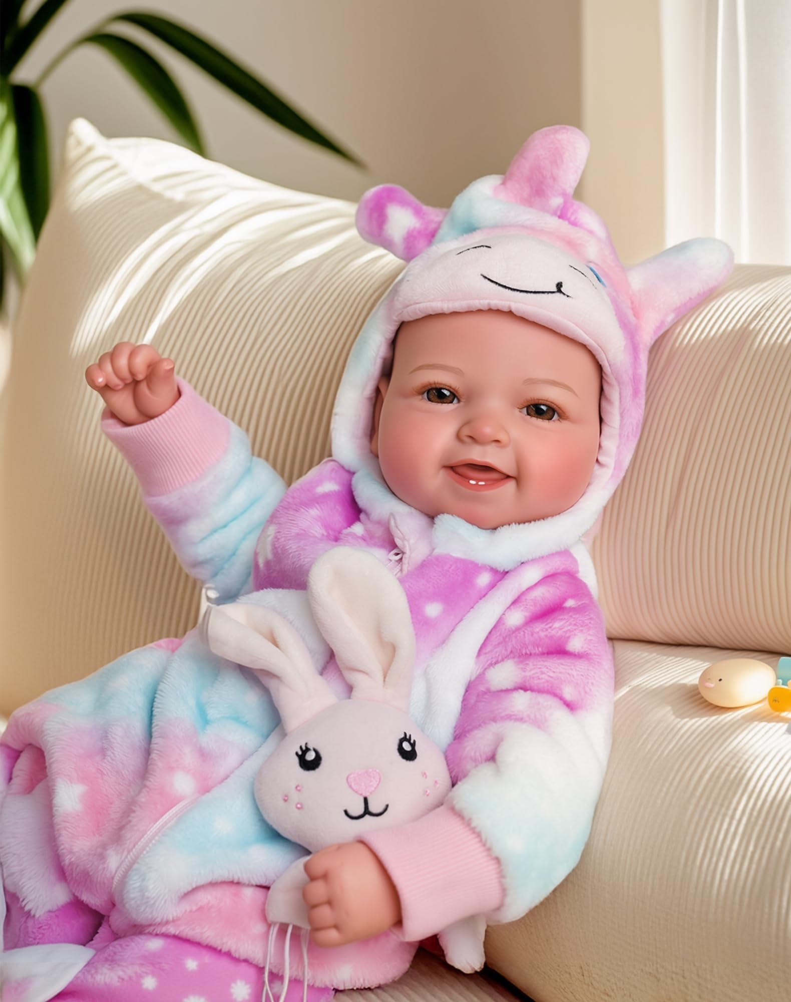 BABESIDE Baby Dolls, 17inch Large Realistic Cute Soft Body Baby Doll