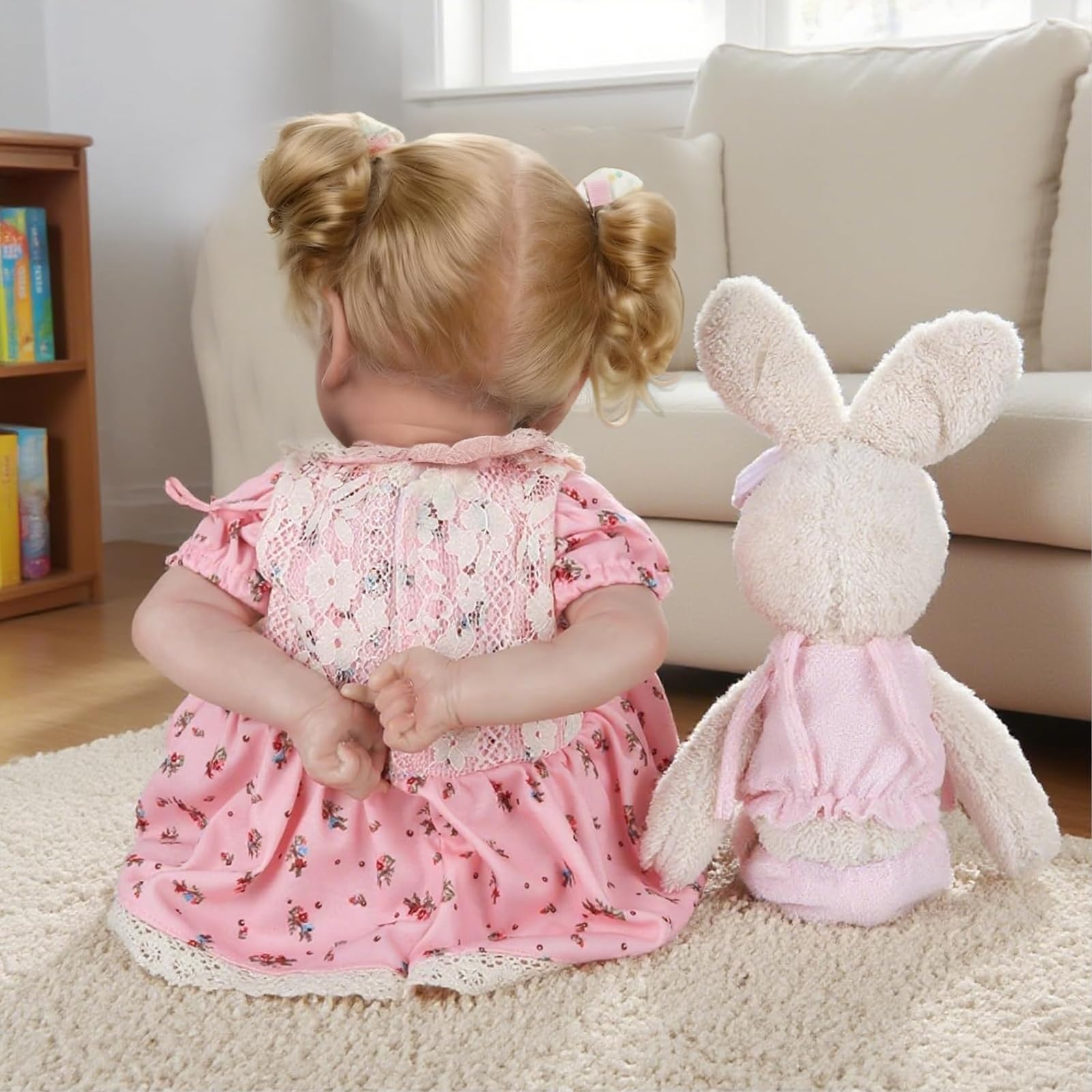 CHAREX Realistic Reborn Baby Doll, 20-Inch Lifelike Girl,Real-Life Toddler
