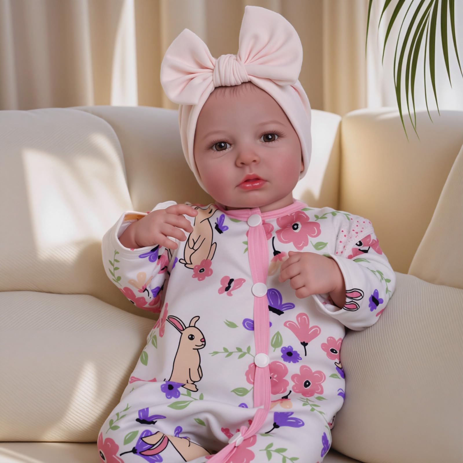 BABESIDE Reborn Baby Dolls - 20 Inch Cute Soft Vinyl Realistic Baby Doll