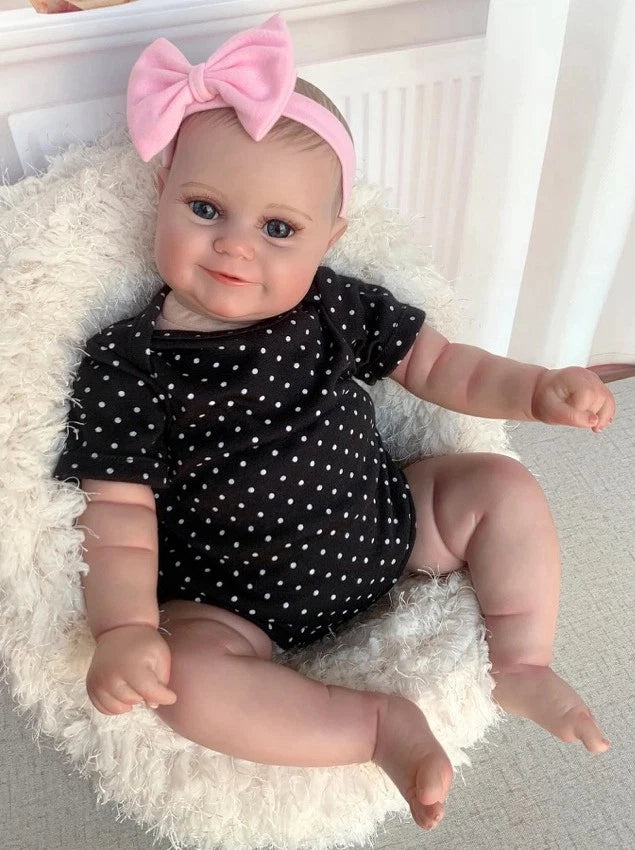 Cora — 20-Inch Blue-Eye Soft-Body Reborn Girl Doll — product image 1