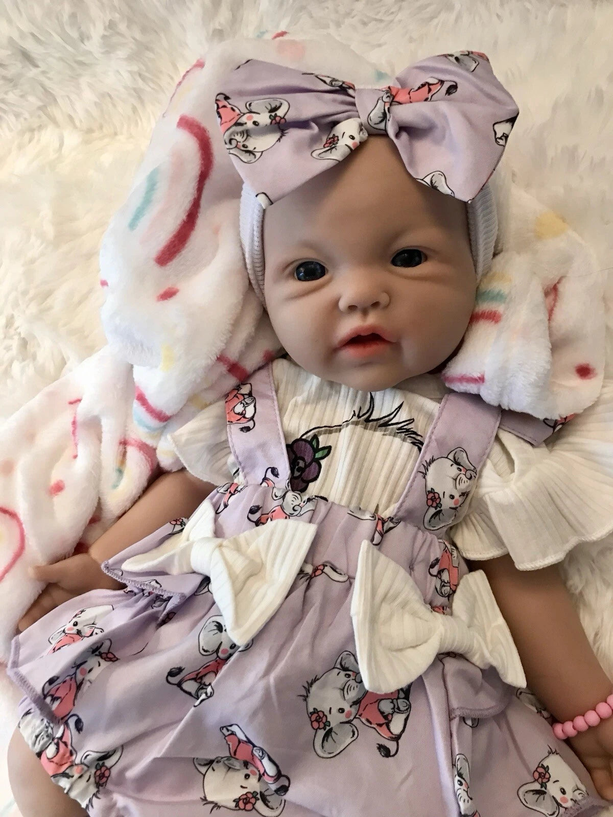 Sadie — 18-Inch Brown-Eye Full Silicone Reborn Girl Doll — product image 4
