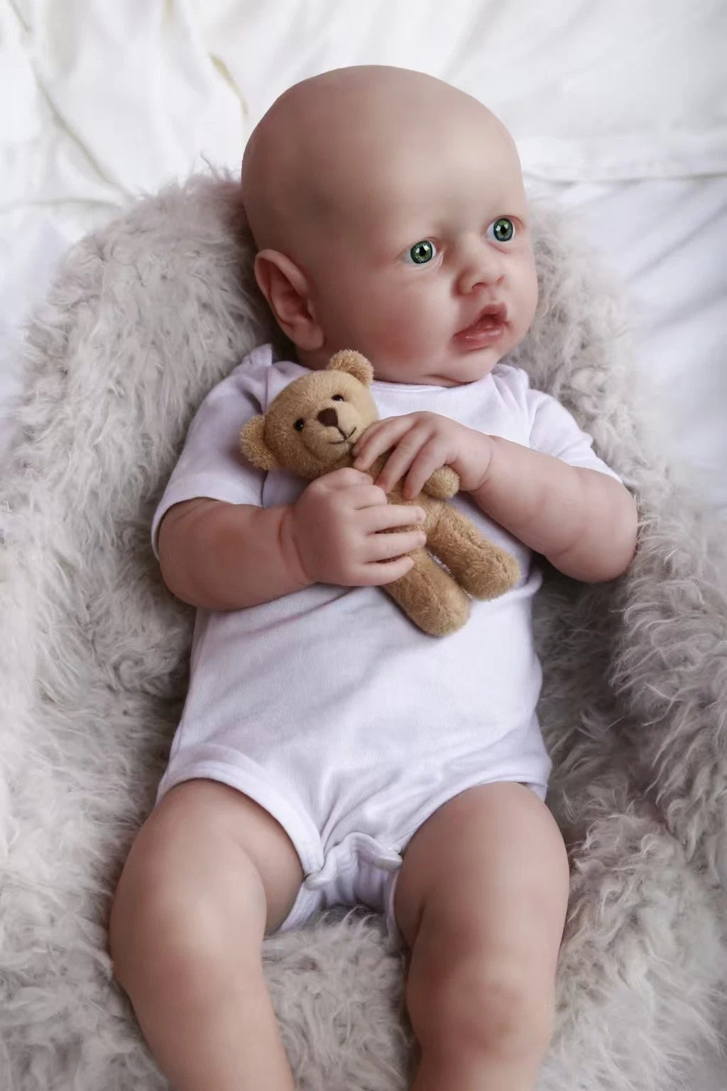 Willow — 22-Inch Blue-Eye Full Silicone Reborn Girl Doll — product image 3