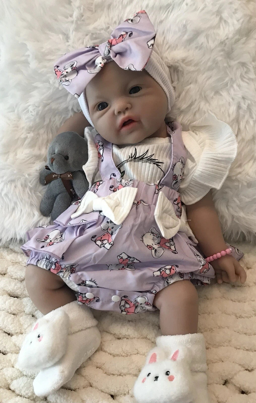 Sadie — 18-Inch Brown-Eye Full Silicone Reborn Girl Doll — product image 9