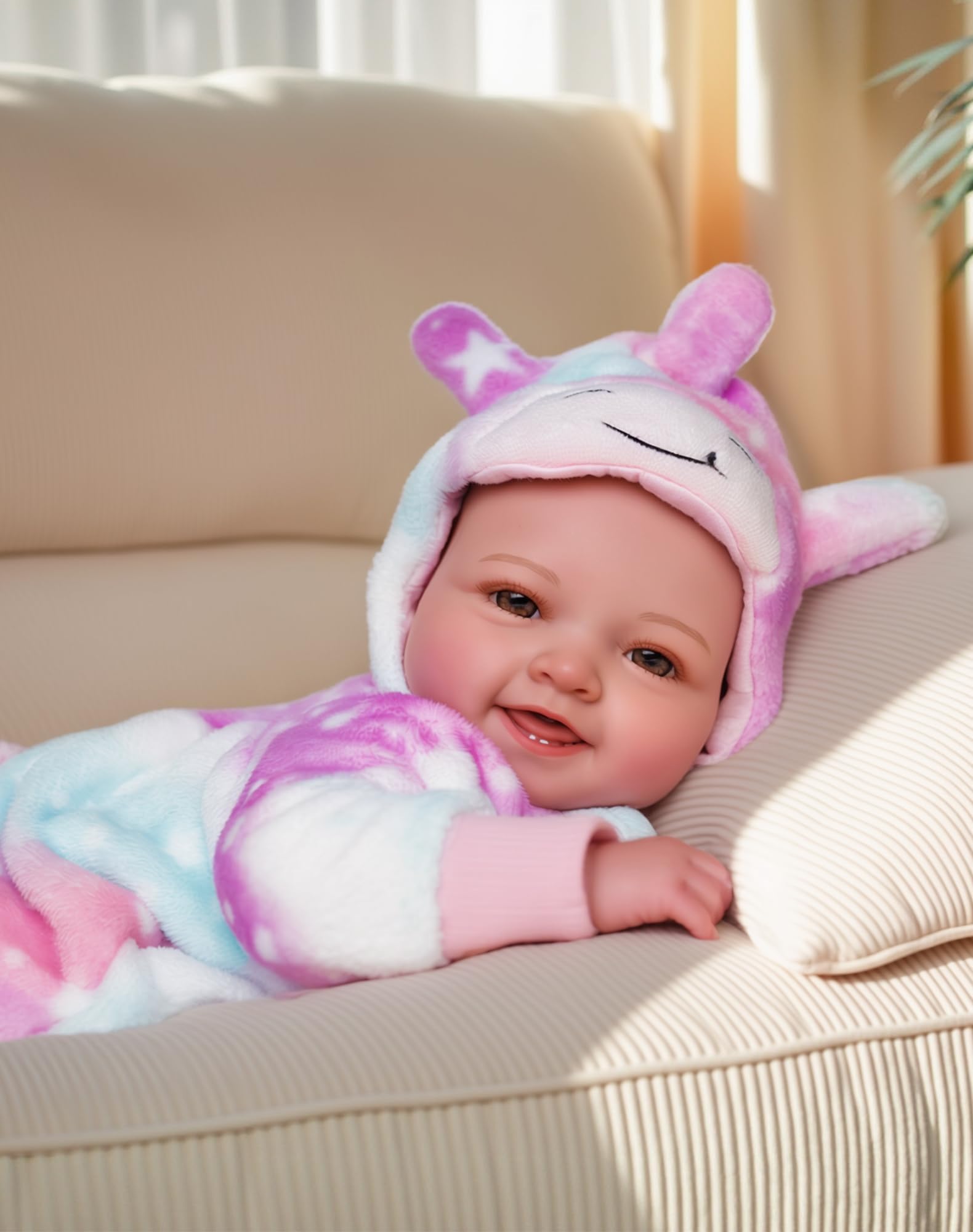 BABESIDE Baby Dolls, 17inch Large Realistic Cute Soft Body Baby Doll