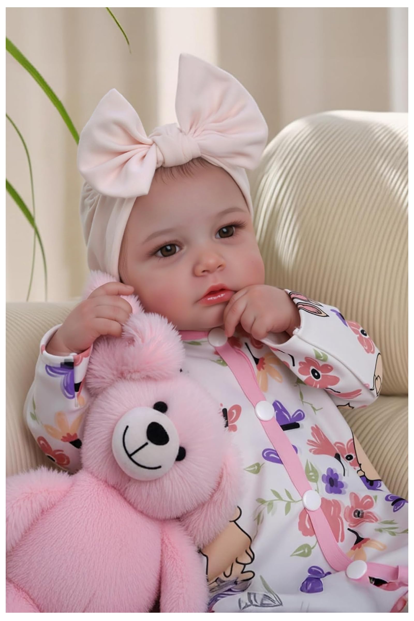 BABESIDE Reborn Baby Dolls - 20 Inch Cute Soft Vinyl Realistic Baby Doll