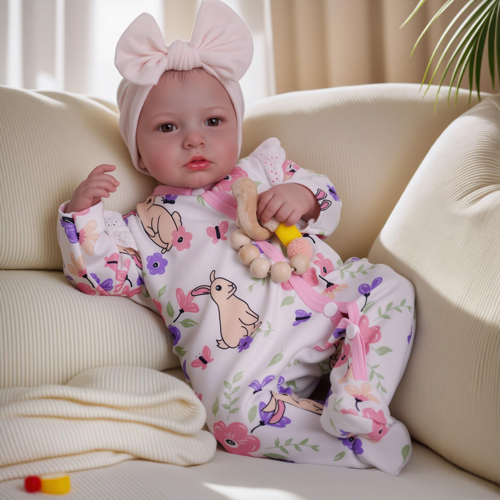 BABESIDE Reborn Baby Dolls - 20 Inch Cute Soft Vinyl Realistic Baby Doll