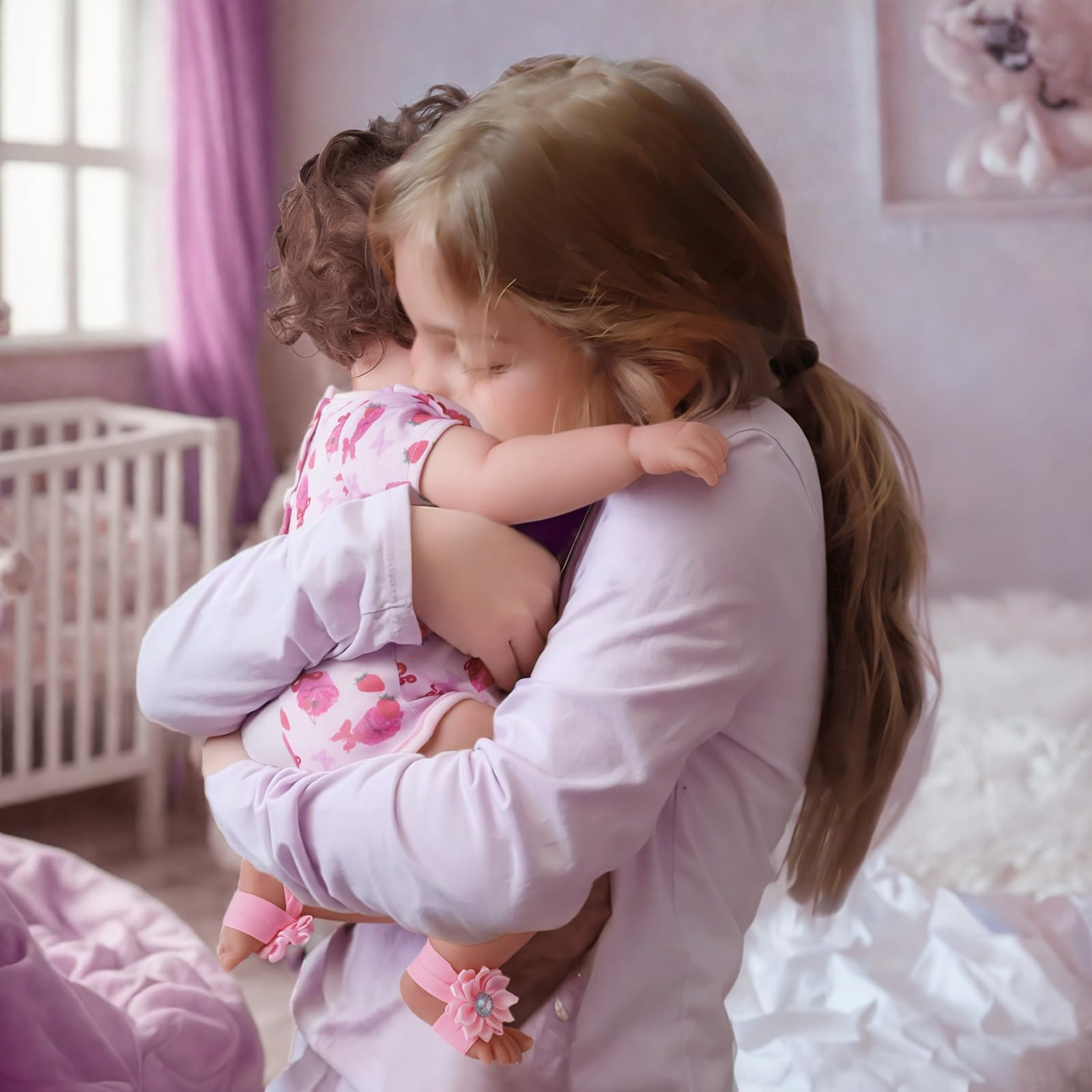 JIZHI 20Inch Reborn Baby Dolls, Real Baby Feeling Realistic Gift for Kids