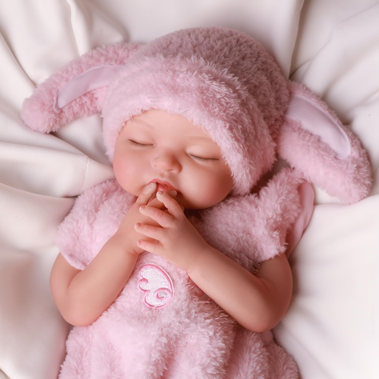 BABESIDE Silicone Baby Doll 16Inch Reborn Dolls with Weighted Lifelike Feel