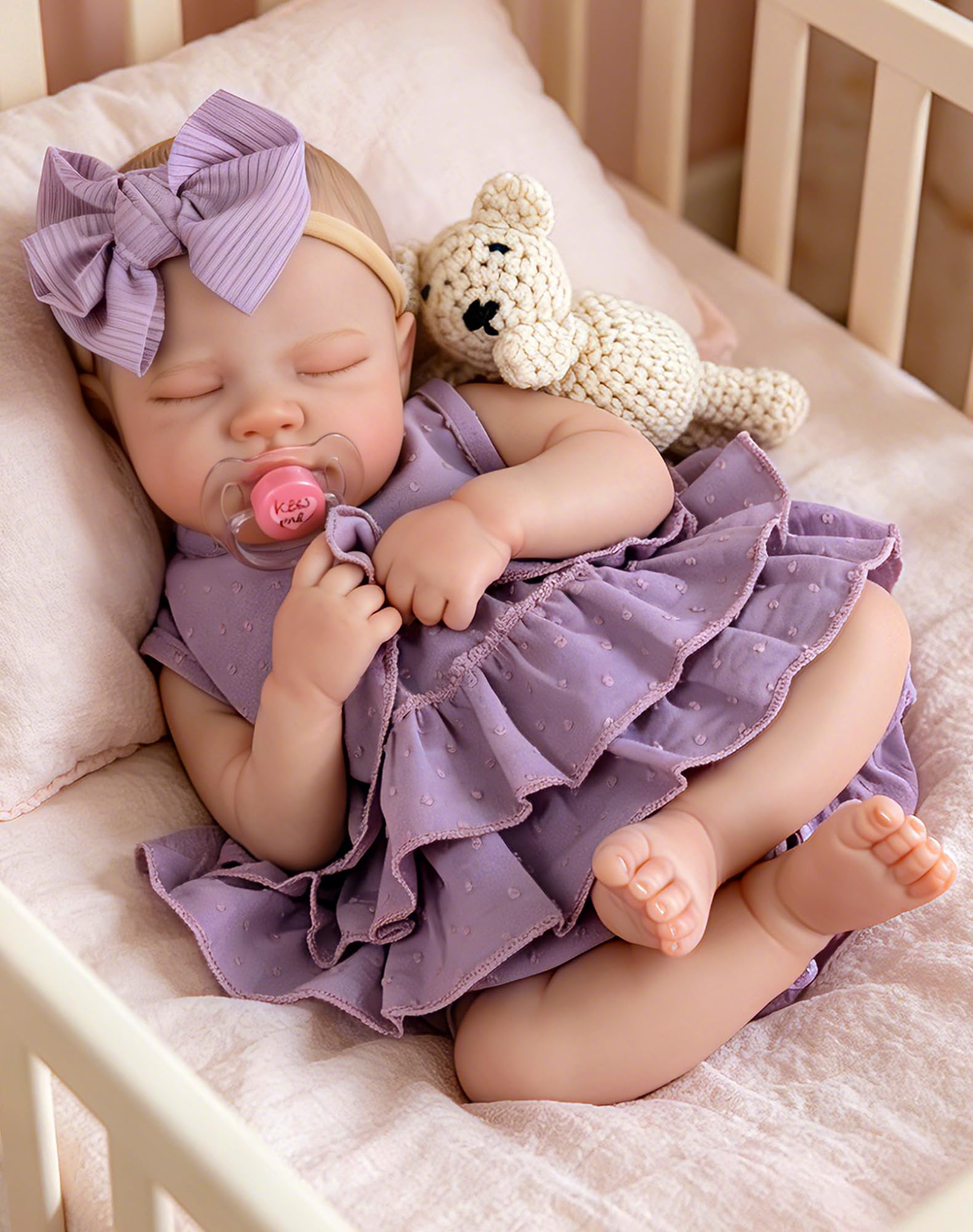 Aori Reborn Baby Dolls, 20-Inch Real Life Baby Girl