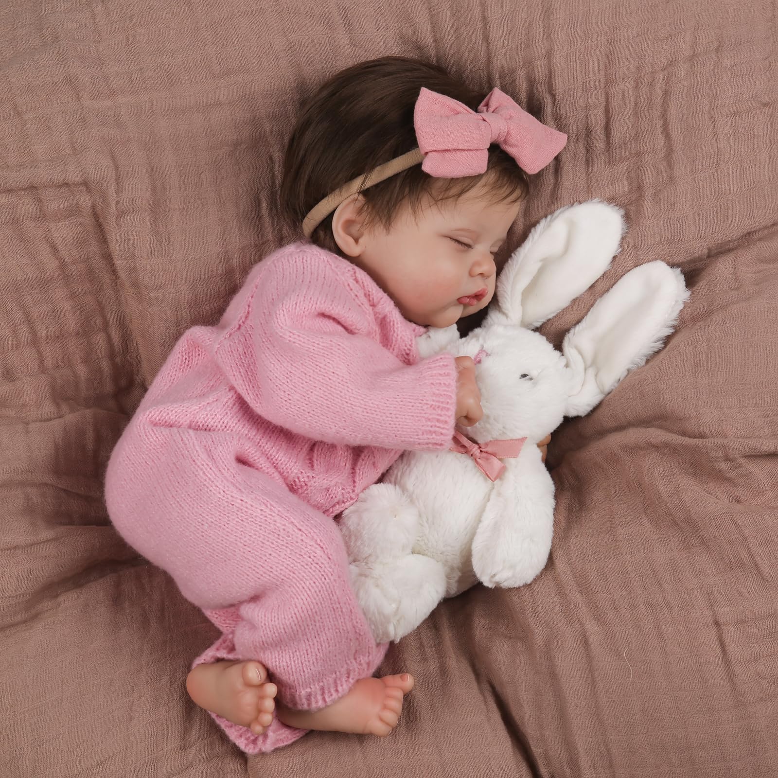 WOOROY Realistic Reborn Baby Dolls Aria, 18-Inch Real Life Newborn Girl
