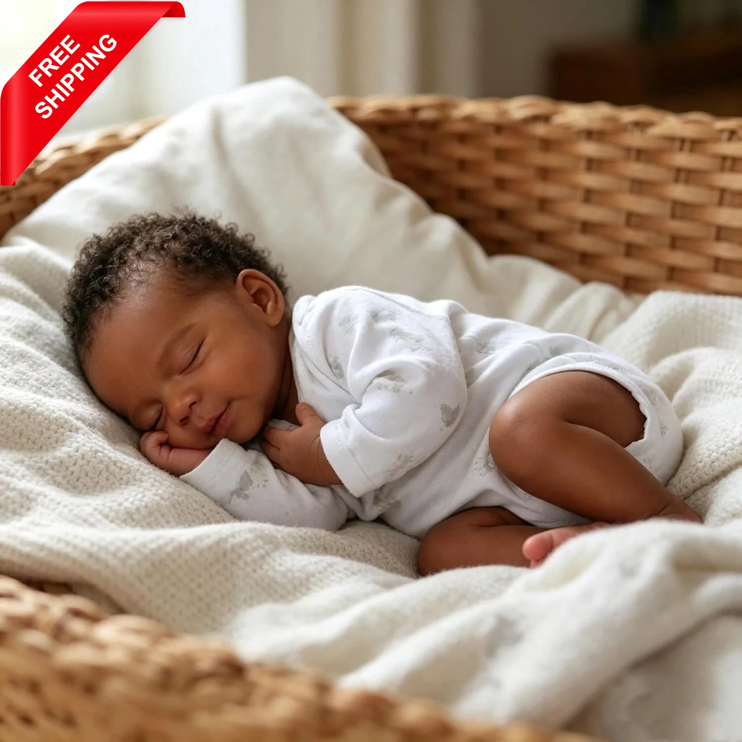 Elsie — 18-Inch Lifelike Full Silicone Reborn Girl Doll — product image 3