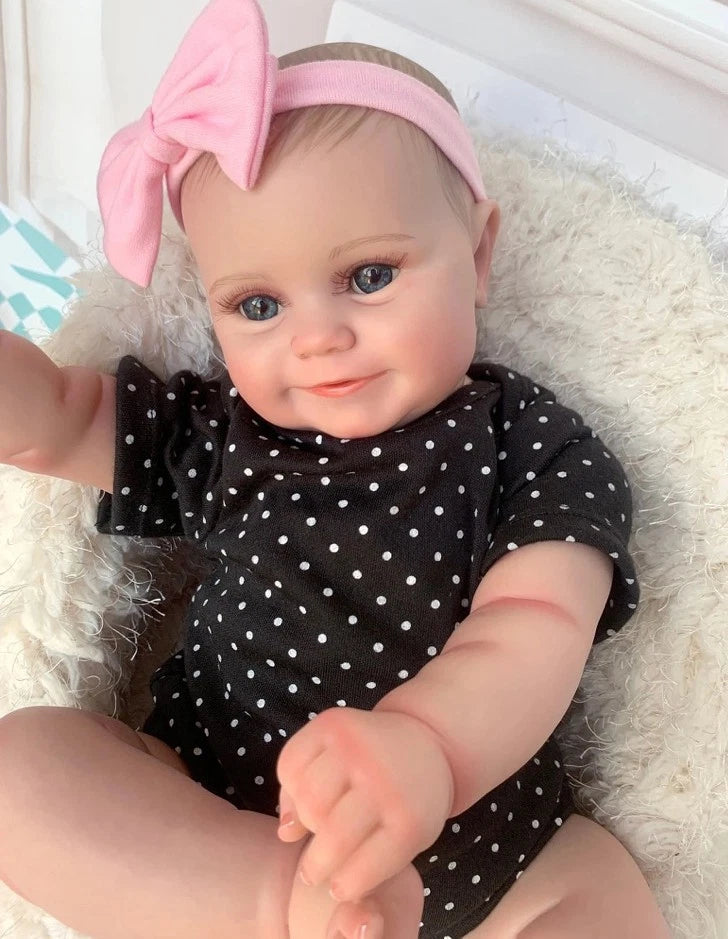 Cora — 20-Inch Blue-Eye Soft-Body Reborn Girl Doll — product image 3