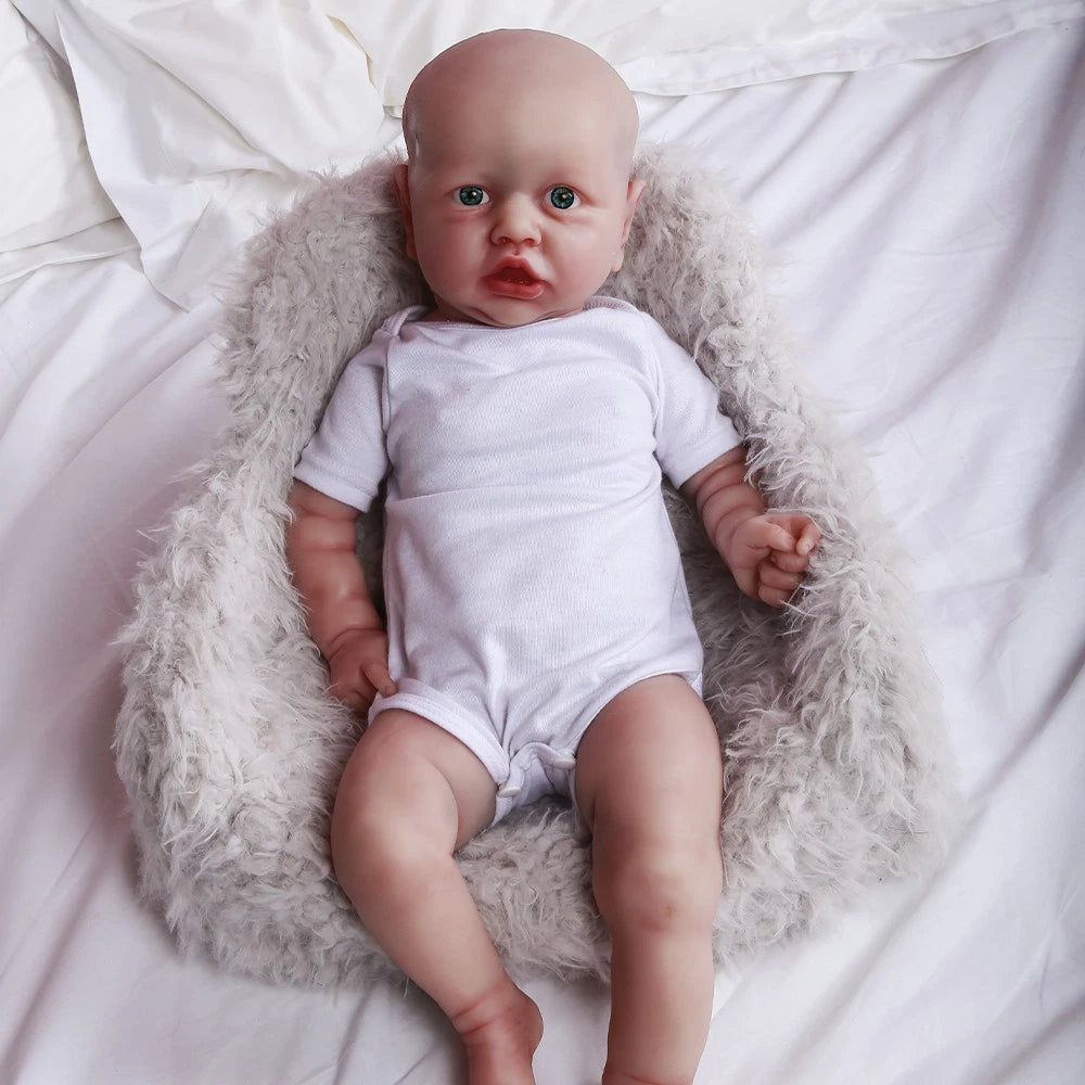 Willow — 22-Inch Blue-Eye Full Silicone Reborn Girl Doll — product image 6
