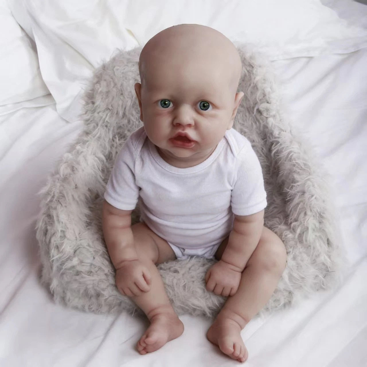 Willow — 22-Inch Blue-Eye Full Silicone Reborn Girl Doll — product image 5