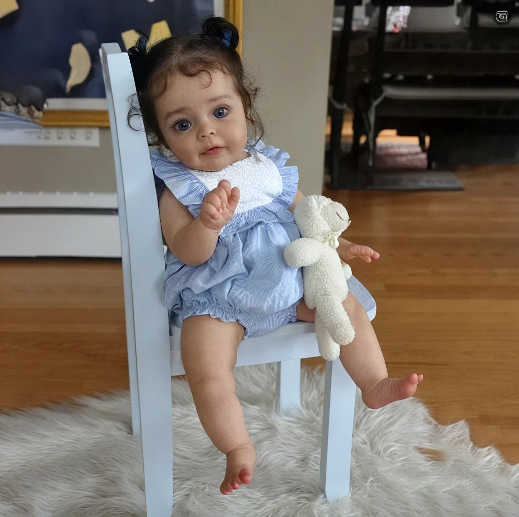 Lucy — 22-Inch Black-Eye Full-Body Reborn Girl Doll — product image 5