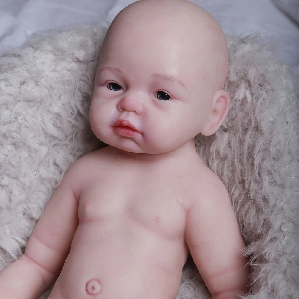 Eli — 19-Inch Blue-Eye Full Silicone Reborn Boy Doll — product image 5
