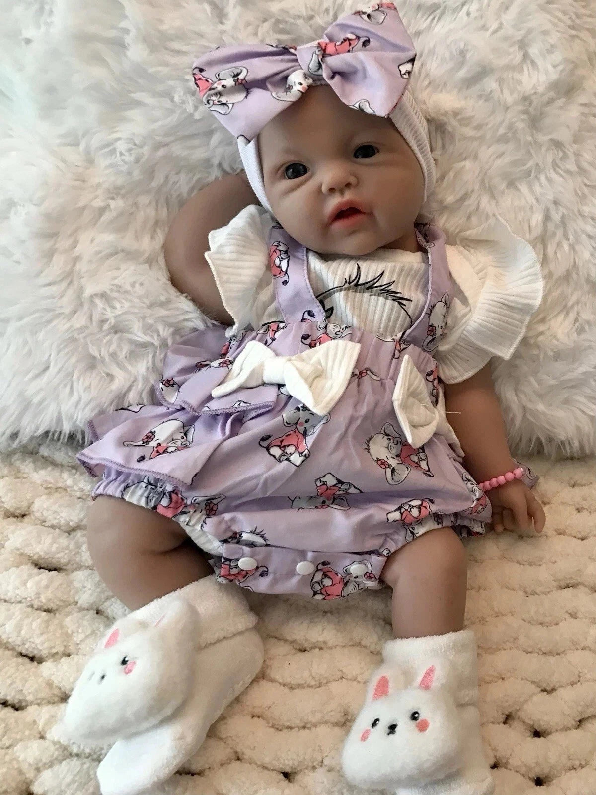 Sadie — 18-Inch Brown-Eye Full Silicone Reborn Girl Doll — product image 3