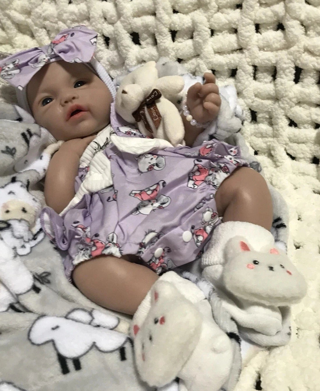 Sadie — 18-Inch Brown-Eye Full Silicone Reborn Girl Doll — product image 15