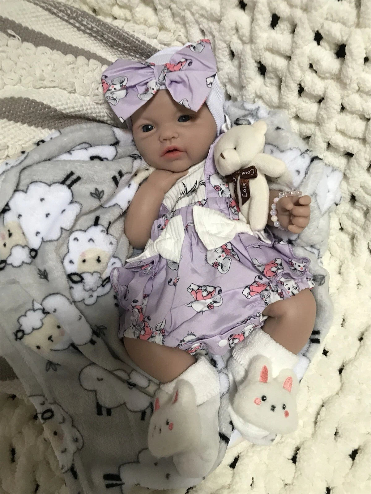 Sadie — 18-Inch Brown-Eye Full Silicone Reborn Girl Doll — product image 8