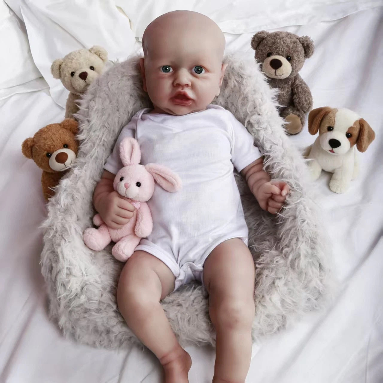 Willow — 22-Inch Blue-Eye Full Silicone Reborn Girl Doll — product image 4