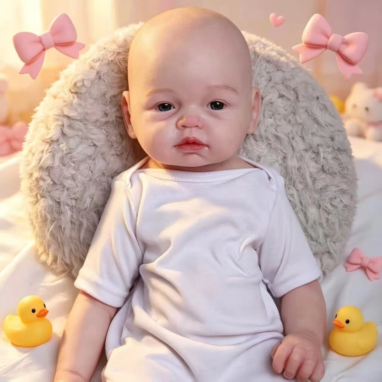 Eli — 19-Inch Blue-Eye Full Silicone Reborn Boy Doll — product image 1